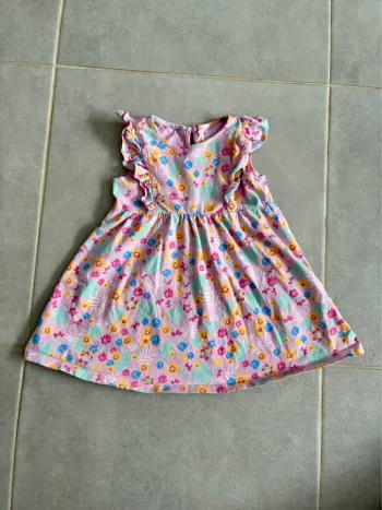 Robe fleurie in extenso 18M 86 cm