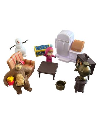 Figurines et accessoires Masha et Michka