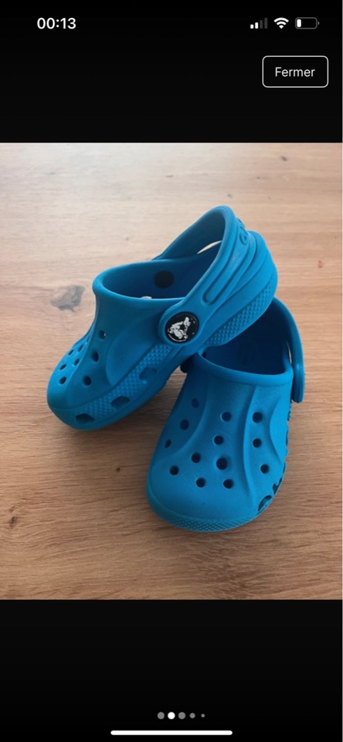 Crocs bleu C6 - 22/23