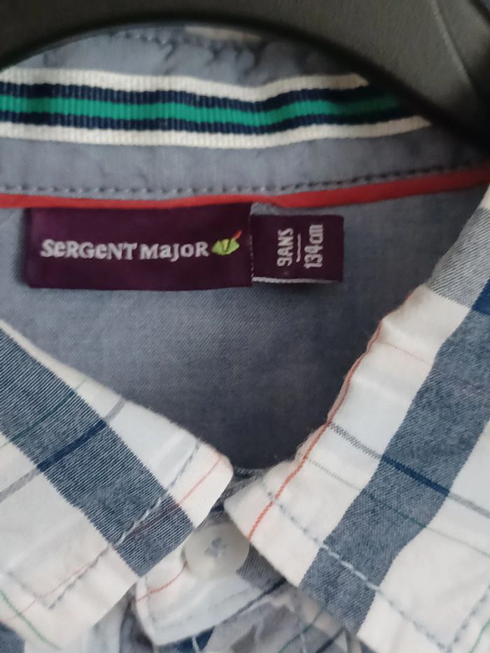 Chemise manches longues Sergent major 9 ans - photo numéro 3