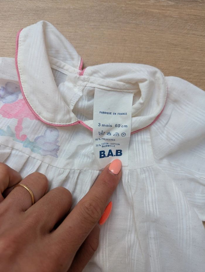 Superbe robe légère été vintage 3 mois - photo numéro 4