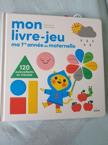 Mon livre jeux enfant maternelle