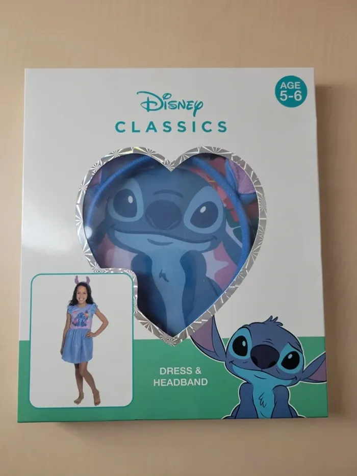 Robe et serre tête Stitch