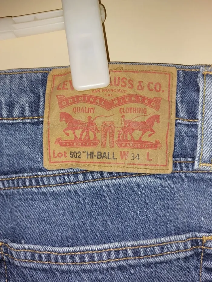 Jeans pour homme levi's droit taille 34 - photo numéro 3