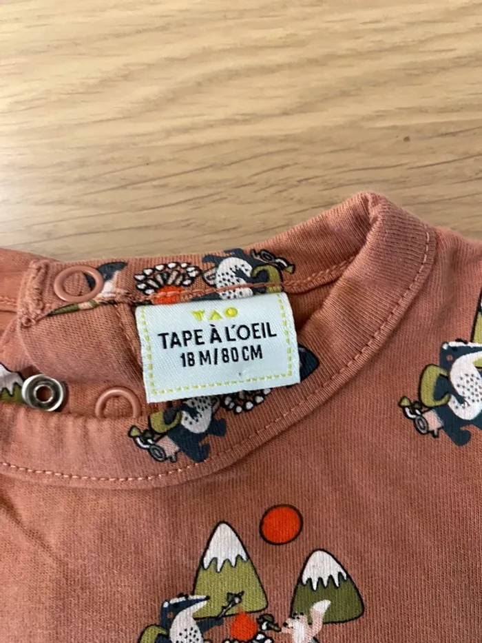 T-shirt manches longues TAO 18 mois - photo numéro 3