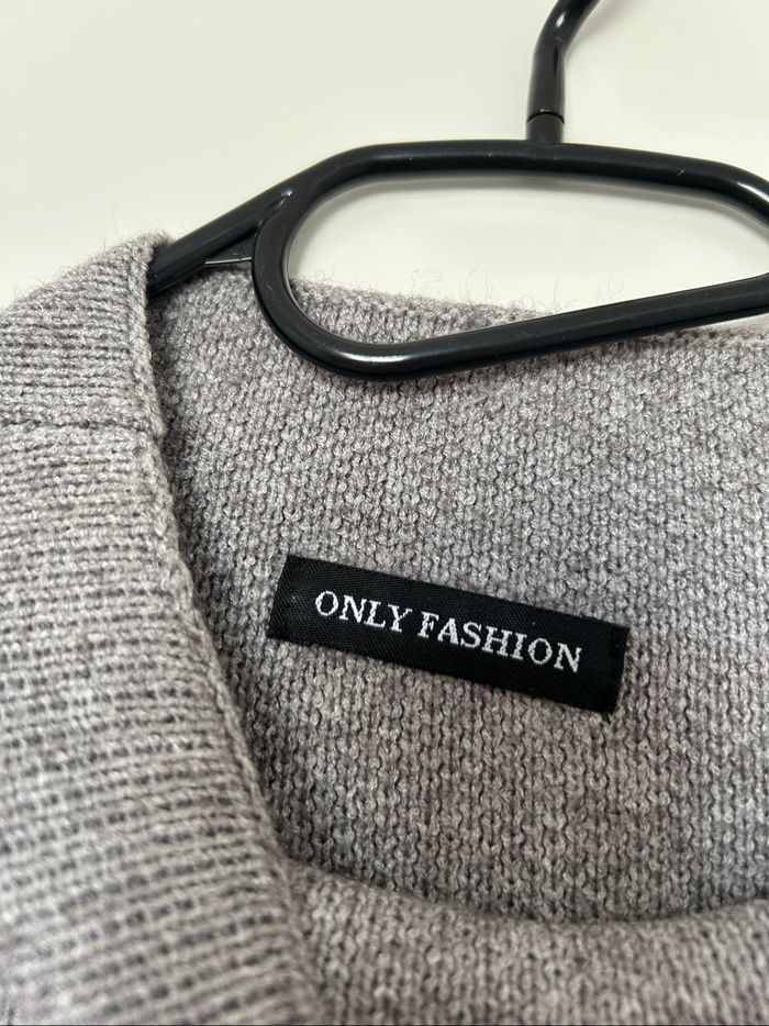 Robe pull grise femme taille unique Only fashion - photo numéro 2
