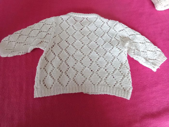 Gilet en laine fille de 3 mois - photo numéro 2