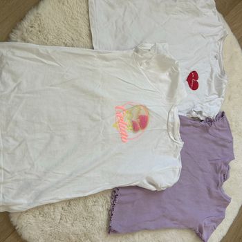 Lot de t-shirts fille