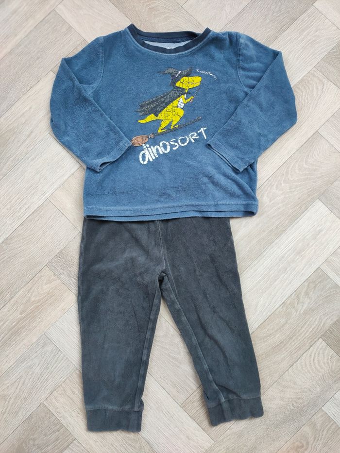 Lot de 2 pyjamas chauds garçon 3 ans - photo numéro 4