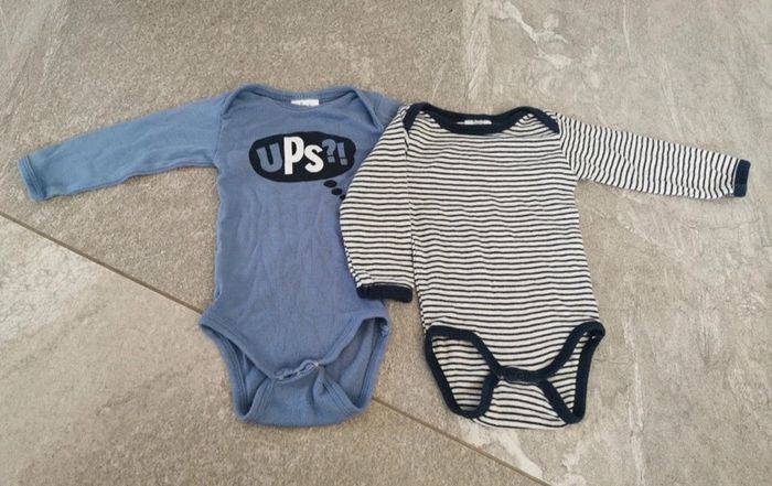 Lot Bodies manches longues bébé 3/6 mois