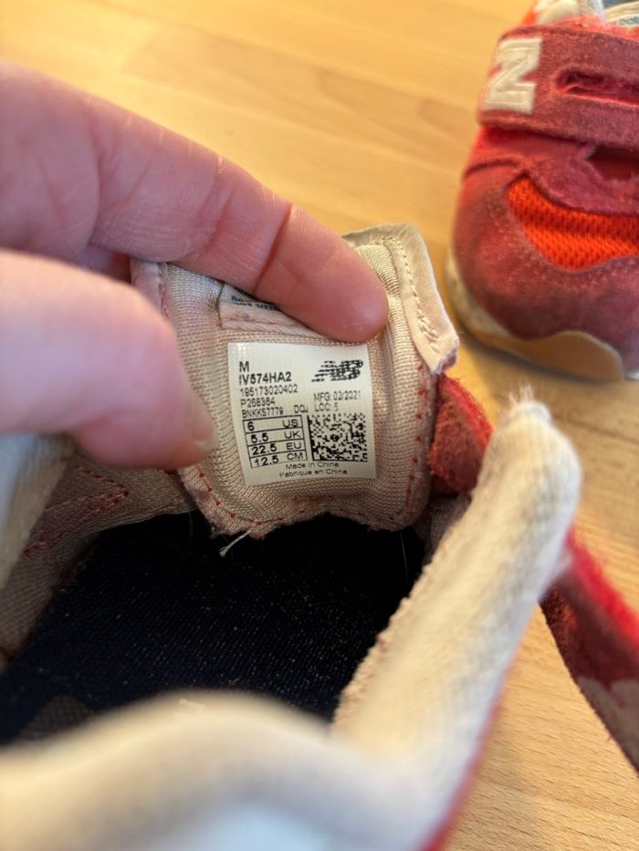 Baskets New Balance pointure 22,5 - photo numéro 5