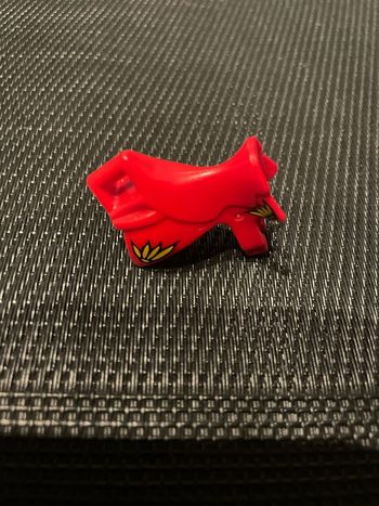 Playmobil selle de cheval avec poignée rouge à motifs cirque jongleurs cosaques 3810