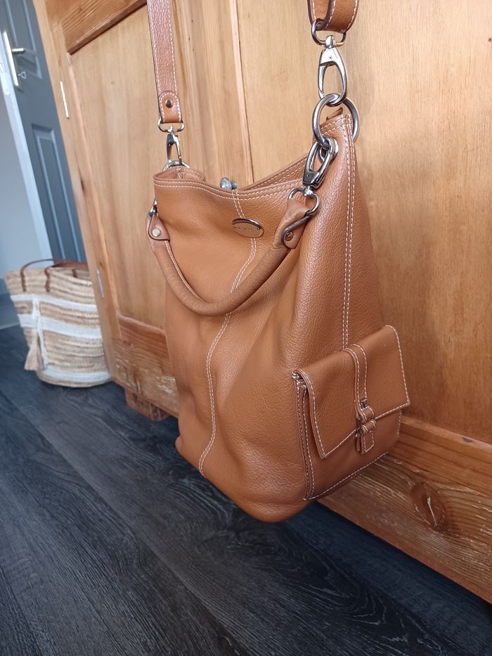 Sac MAC DOUGLAS  Marron caramel avec accessoires - photo numéro 2