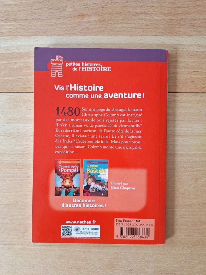 Livre le voyage de Christophe Colomb, Nathan, petites histoires de l'Histoire - photo numéro 2