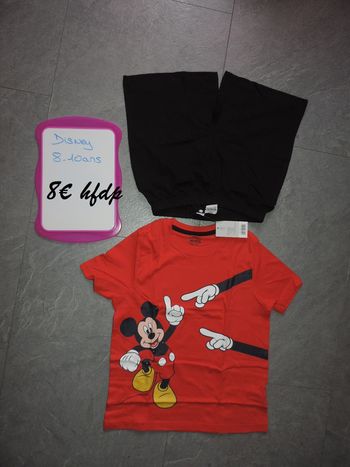 pyjama disney taille 8-10 ans
