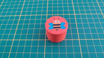 Grand bloc abeille pièce détachée jeu de société Playtive Jeu d'équilibre #C67