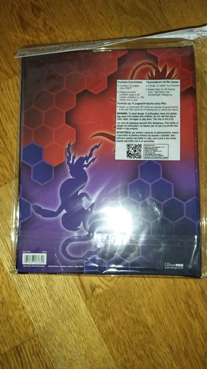 Album Pokemon Koraidon Miraidon portfolio A4 Ultra Pro cartes classeur farde binder card Pokémon - photo numéro 2