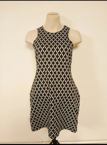 Robe à motifs noirs et blancs Gémo