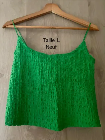 Crop top texturé Mango