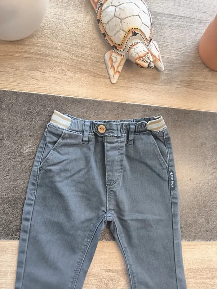 Pantalon coupe Chino large garçon 9 mois 74cm Petit Béguin - photo numéro 5