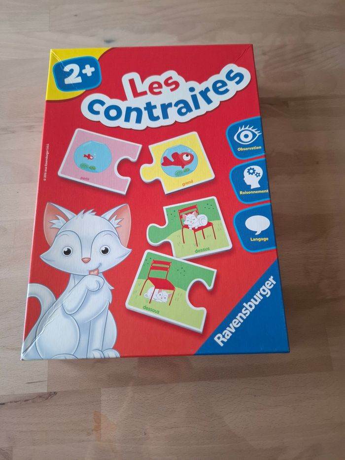 Jeu Les contraires 2+
