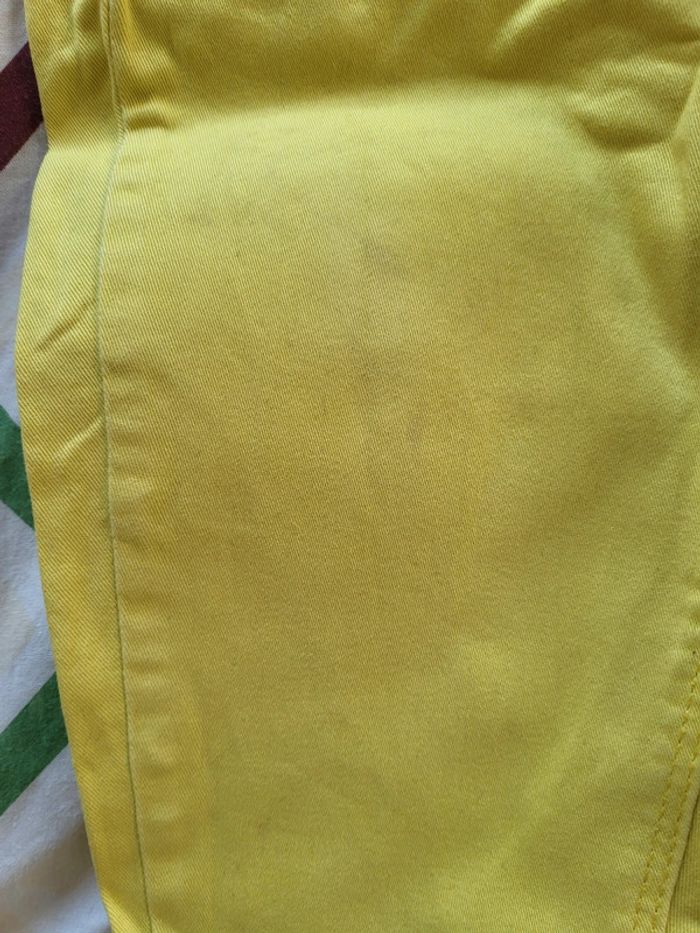 Pantalon 3/4 jaune 9 ans Skinny - photo numéro 5