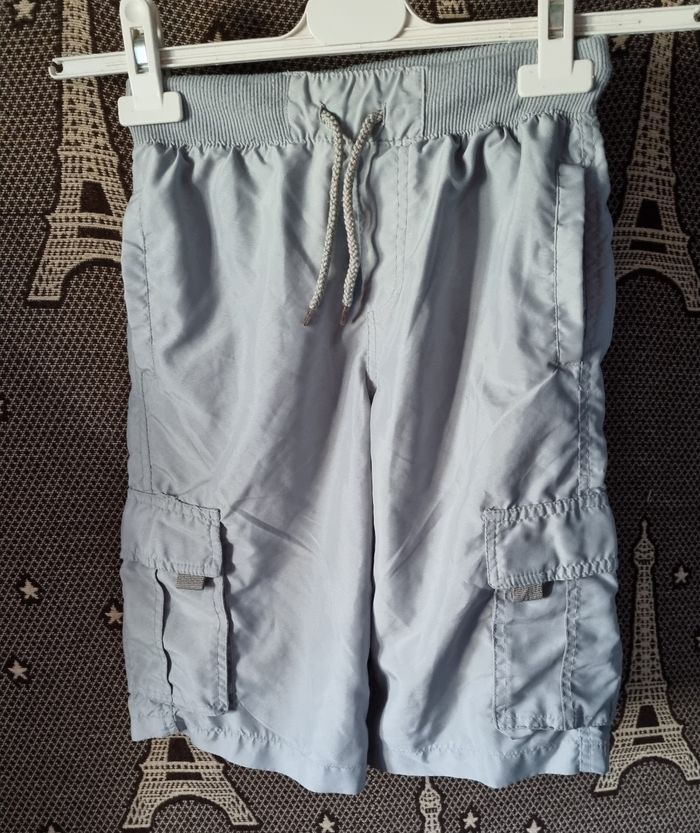 Bermuda gris 10ans multiples poches