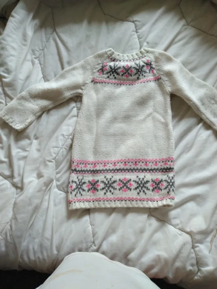 Robe Pull Fille 5 ans Vertbaudet - photo numéro 6