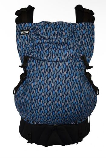 Portage préformé prefo évolutif de la marque  Kibi modèle In colorie Blue Happa