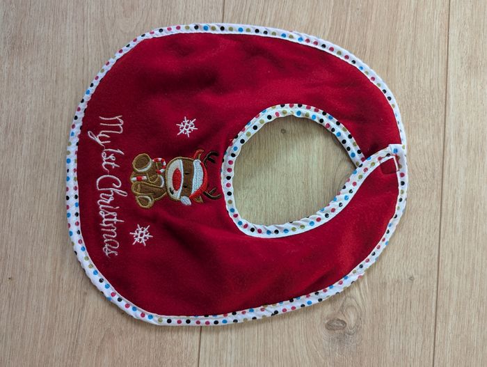 Bavoir et bonnet de Noël - photo numéro 4
