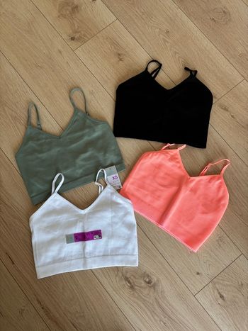 Lot de 4 tops court 