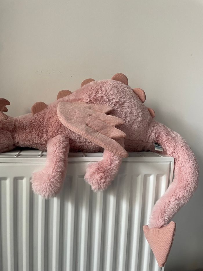 Peluche Jellycat Hugue Rose Dragon 🐉 - photo numéro 9