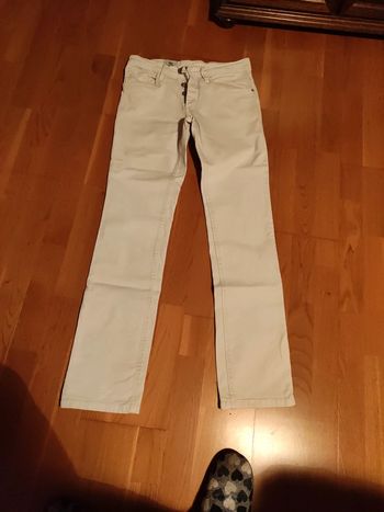 Pantalon homme blanc jules taille 38