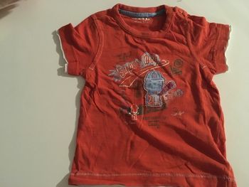 T-shirt orchestra rouge 12 mois