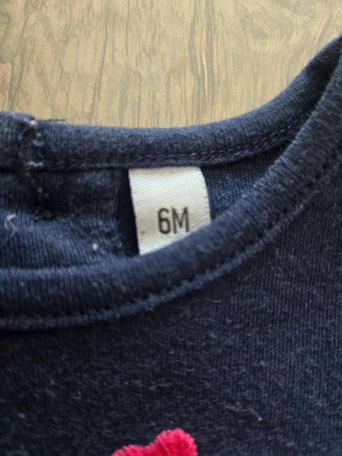 Robe bleu à fleurs - photo numéro 2