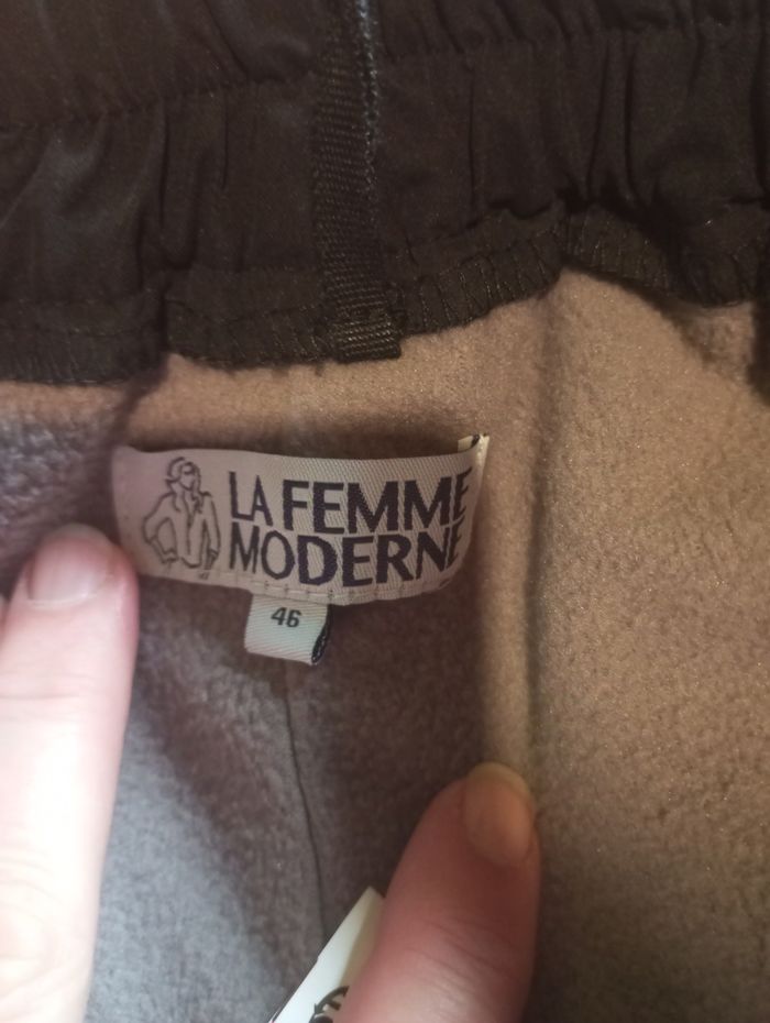 🌸 Pantalon doublé, la femme moderne, taille 46 - photo numéro 4