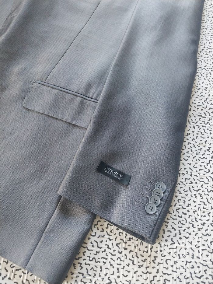 Costume homme Bryan H XL – Gris foncé – Porté 1 fois - photo numéro 10