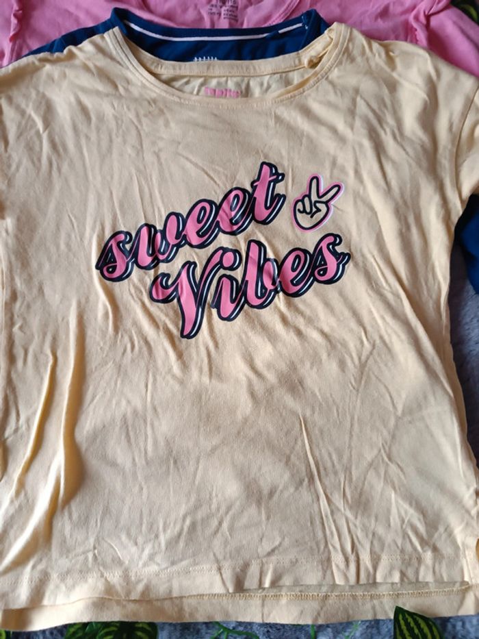 Lot de 4 tee-shirts manches longues 4/6 ans 110/116 - photo numéro 5