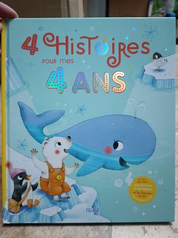 4 histoires pour mes 4 ans avec CD et application