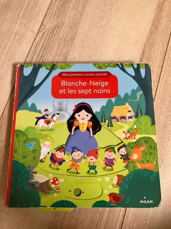 Livre animé « blanche neige et les sept nains » - photo numéro 2