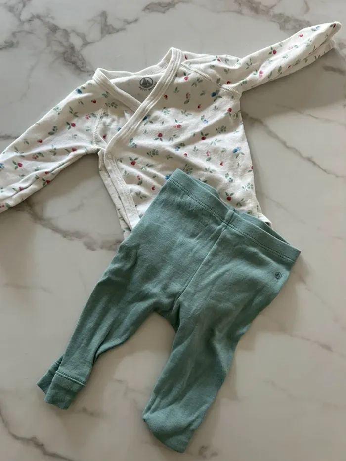 Ensemble petit bateau 3 mois