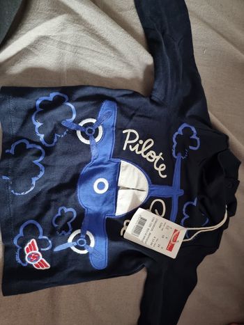 Tee-shirt manche longue garçon 9 mois