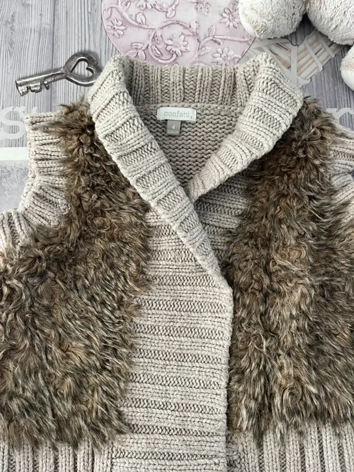Gilet fourrure sans manches - photo numéro 3