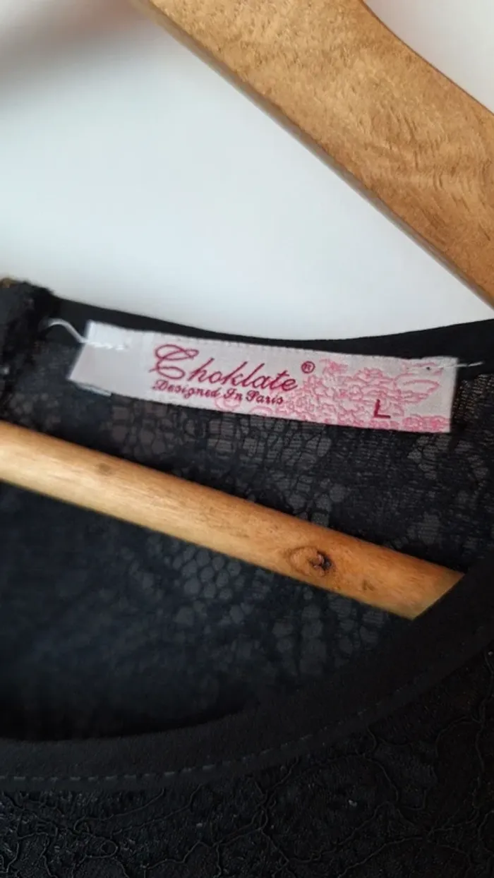 Robe habillée noire Choklate L - photo numéro 6