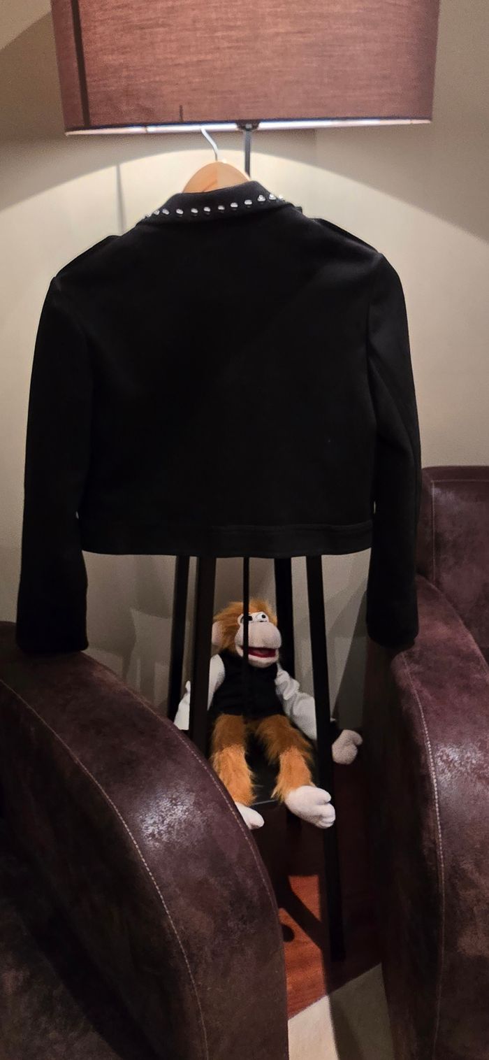 Veste femme mi courte noire - photo numéro 4