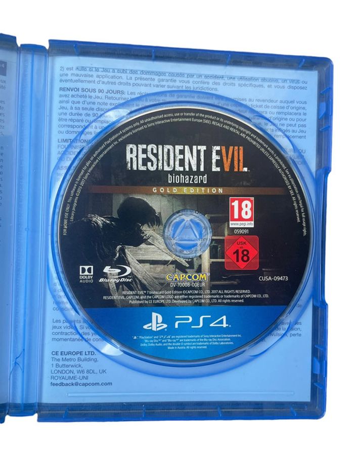 Jeu vidéo Résident Evil Biohazard Gold édition sur console PlayStation 4 / PlayStation Vr - photo numéro 3