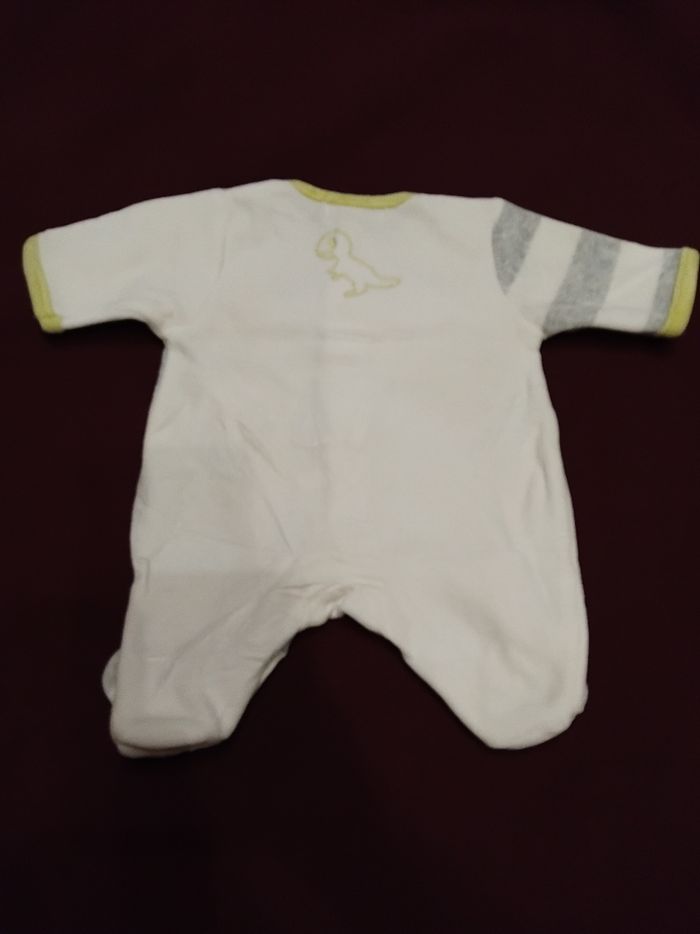 Pyjama velours taille naissance 50 cm - photo numéro 3