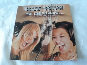 Faby27800 CD Single Bonnie Tyler et Kareen Antonn Si demain… tourn around 3 titres