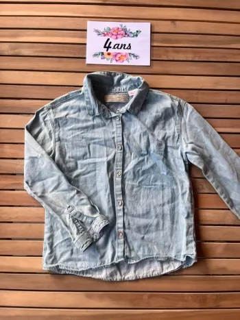 Chemise en jean Zara 4 ans
