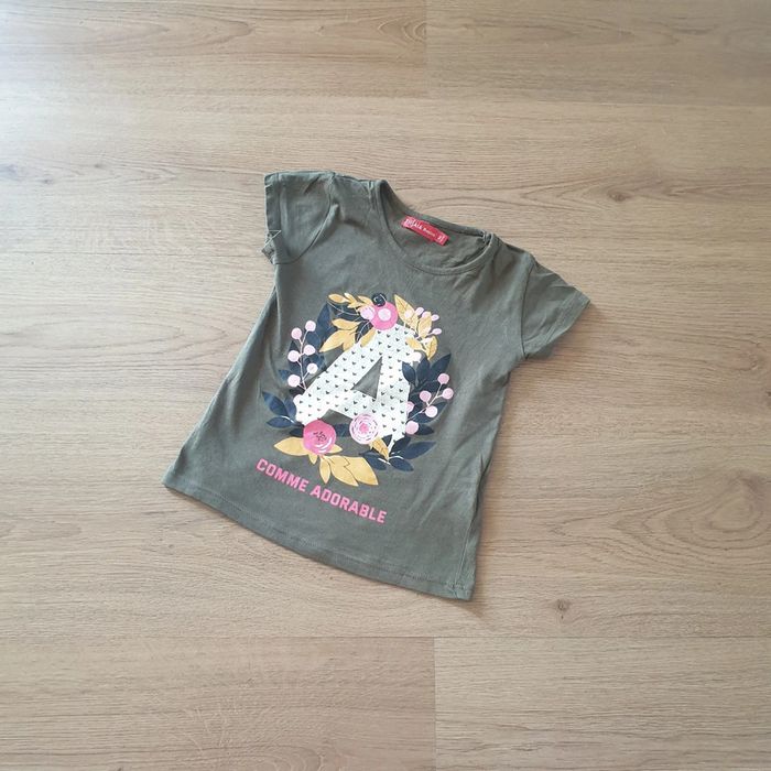 🩷 Tee-shirt MC 5 ans Tissaia #emyfleury_5 ansfille - photo numéro 3